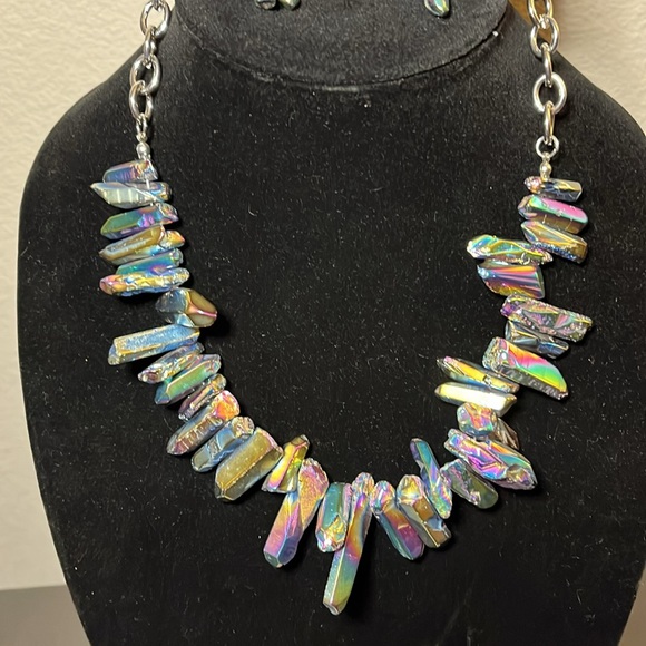 Paparazzi Zi Collection Necklace and Earring set. Brand new/never worn. - Picture 3 of 3